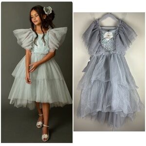 Joyfolie | Fairy Cowgirl Cottagecore Tulle Ayla Petticoat Dress Grey | 8